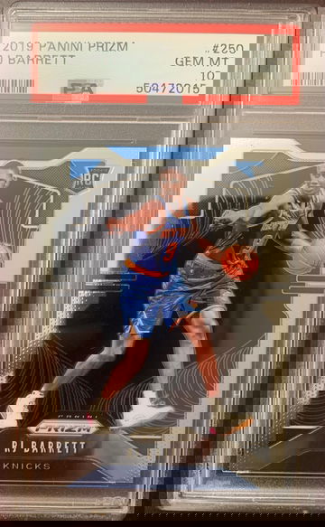 2019 Panini Prizm #250 RJ Barrett PSA 10 GEM-MT