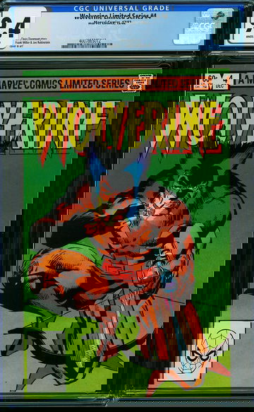 WOLVERINE LIMITED SERIES #4, CGC 9.4 NM