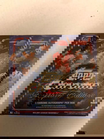 2024 Topps Chrome Sapphire Edition Hobby Box Baseball