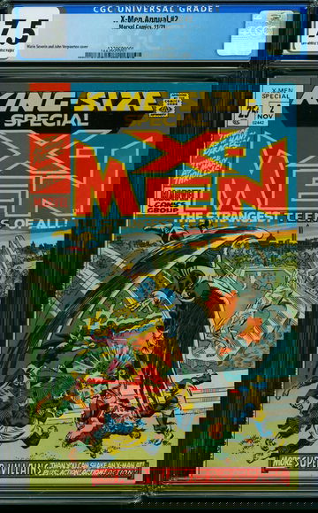 X-MEN ANNUAL #2, CGC 7.5 VF-