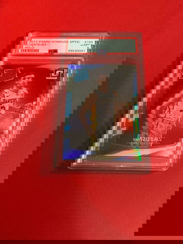 2017-18 panini donruss optic lonzo ball holo psa 9 rookie 