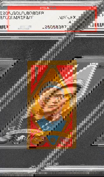 1911 T205 Sweet Caporal Fred Olmsead Chicago White Sox PSA 4 VGEX