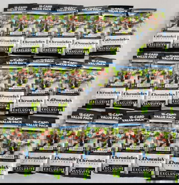 18 packs Panini Chronicles football fat packs