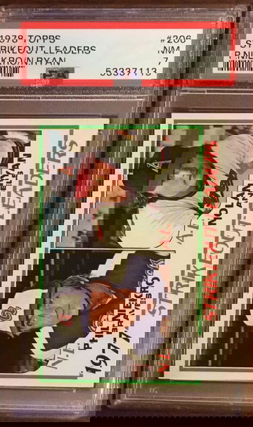 1978 Topps #206 Nolan Ryan PSA 7