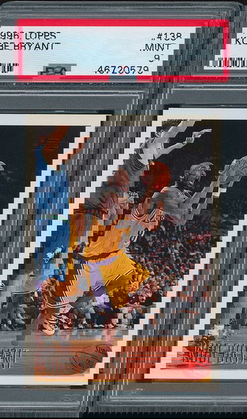 1996 Topps Kobe  Bryant 138 PSA 9 