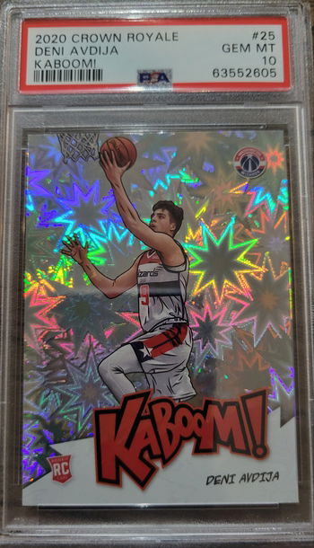 2020 Crown Royale Deni Avdija kaboom PSA 10