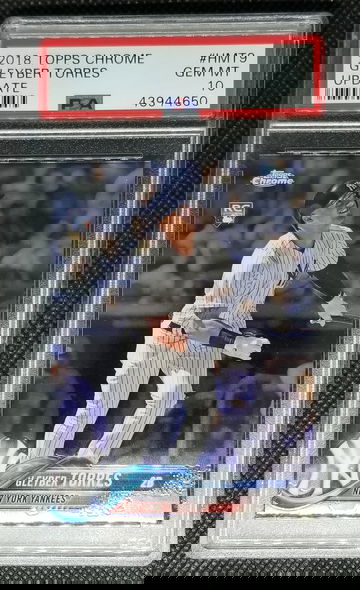 2018 Topps Chrome Gleyber Torres Update RC