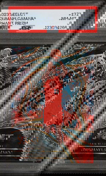 2023 Panini Select Prizms Elephant Toumani Camara #272 PSA 8