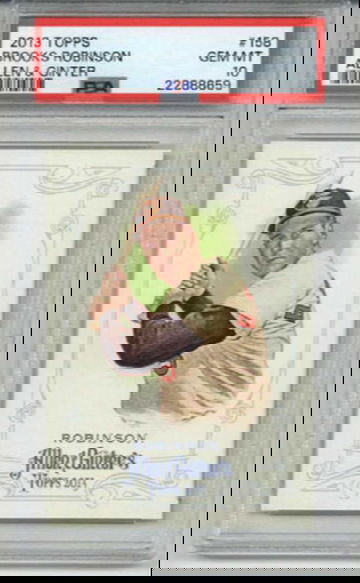 2013 TOPPS ALLEN & GINTER #158 BROOKS ROBINSON CARD ORIOLES PSA 10 LOW POP