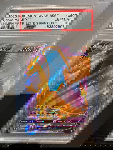 2020 Pokémon Charizard V Champions Path ETB Promo