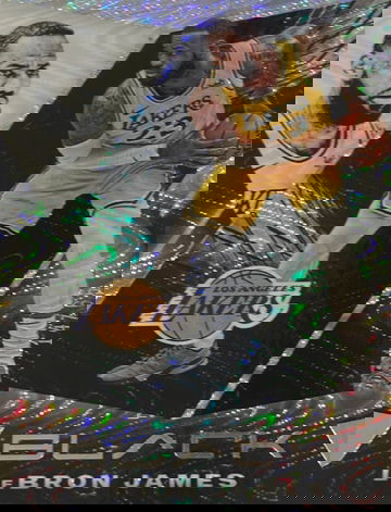 2020-21 Panini Black - LeBron James #44 Swirlorama /65