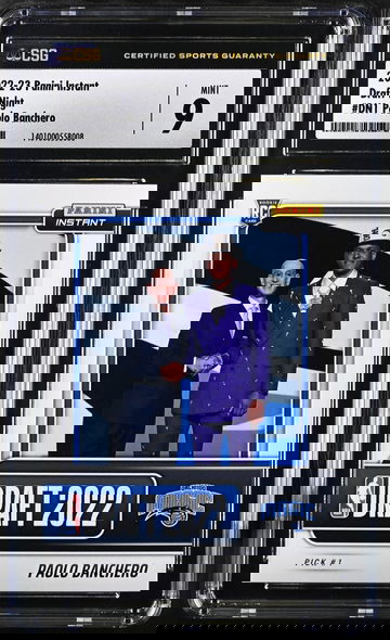 2022 Panini Instant Draft Night #DN1 Paolo Banchero Rookie RC Graded MINT