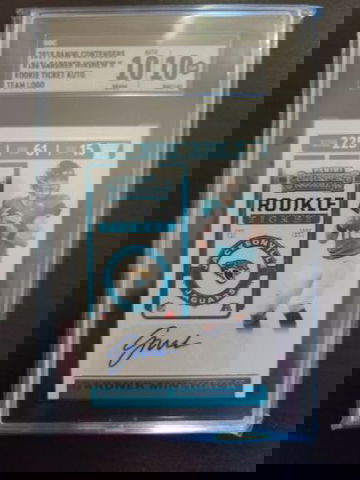 2019 Panini Contenders Gardner Minshew II Rookie TICKET AUTO SCG 10 Colts