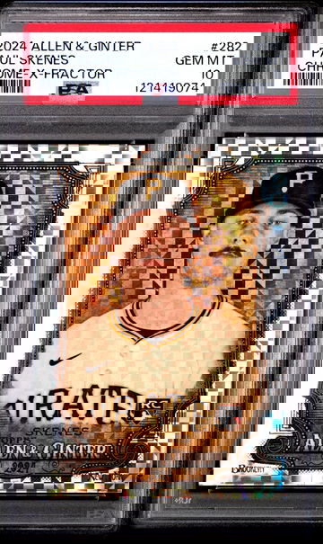 2024 Allen and Ginter Chrome X-Fractors Paul Skenes #282 PSA 10