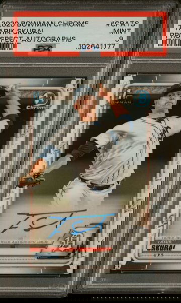 2020 Bowman Chrome Prospect Autographs Tarik Skubal MINT!