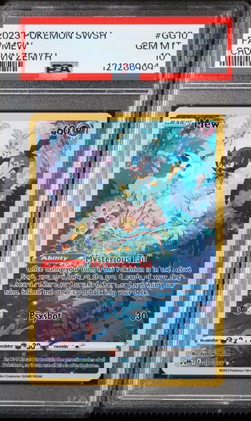 2023 Pokemon SWSH Crown Zenith Galarian Gallery Mew #GG10 PSA 10