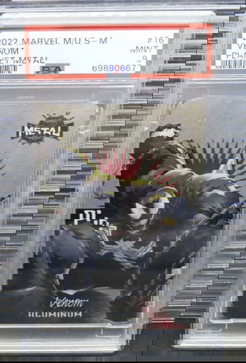 2022 Marvel Metal Universe Spider-Man Venom Planet Metal #16 Pm PSA 9 Mint