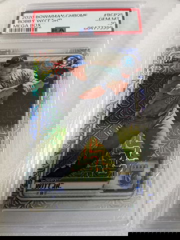 BOBBY WITT JR. 2020 BOWMAN CHROME 1ST MEGA Mojo BOX REFRACTOR KC ROYALS PSA 10