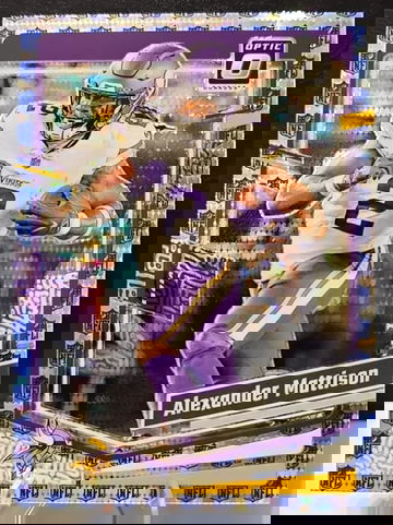 2023 Optic SSP Alexander Mattison NFL SHIELD !💎15 /32 Minnesota Vikings Mint