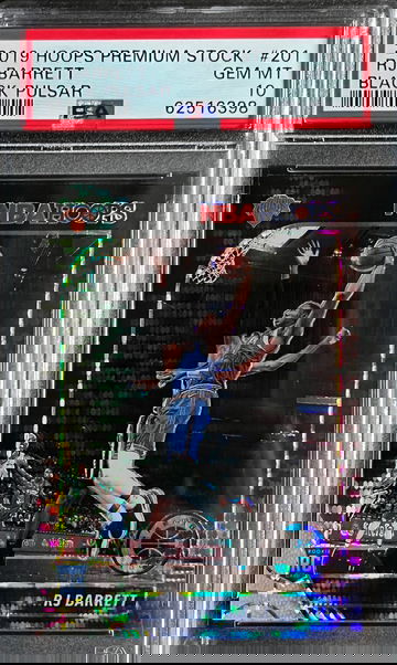 2019 Hoops Premium Stock Black Pulsar #201 RJ Barrett Rookie RC PSA 10 GEM MINT