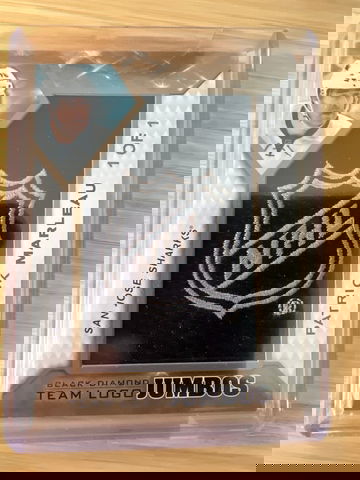 2019 Upper Deck Patrick Marleau Black Diamond 1 of 1 Team Logo Jumbo Patch 