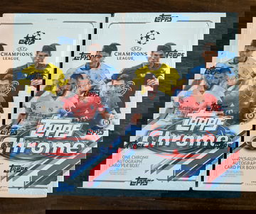 2 Boxes 2020-21 Topps Chrome UCL Hobby Box