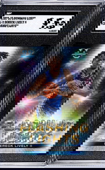 2022 Bowman U Best Flashing Lights Dereck Lively II #FL-2 SGC 9.5