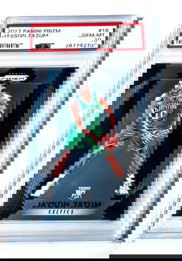 2017 Panini Prizm Jayson Tatum #16 Rookie Card RC PSA 10 Gem Mint Boston Celtics