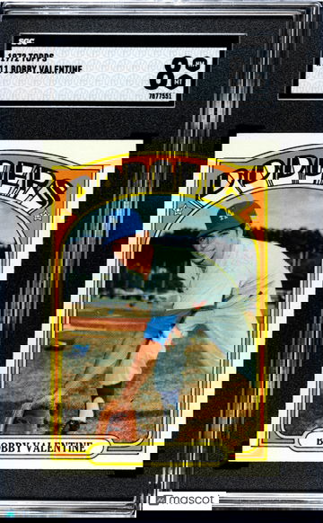 1972 Topps Bobby Valentine #11 SGC 8