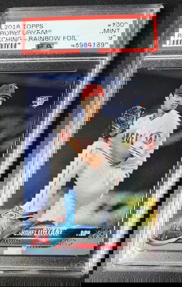 2018 Topps Shohei Ohtani Rainbow Foil RC PSA 9 #700