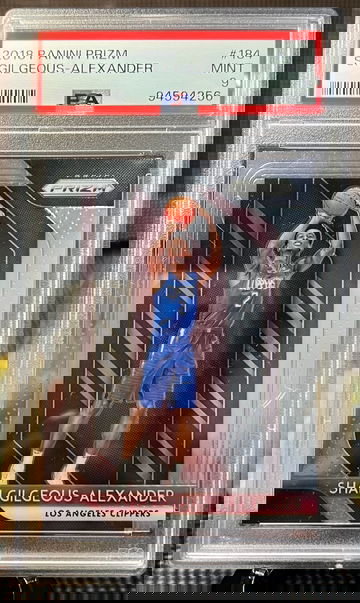 2018 Prizm #184 Shai Gilgeous Alexander PSA 9