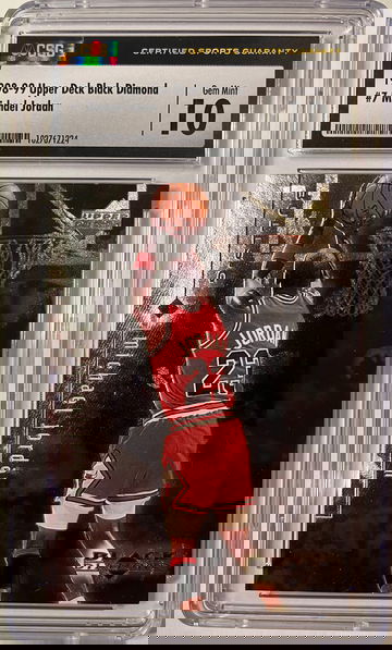 Michael Jordan 1998 UD Black Diamond #7 CSG 10