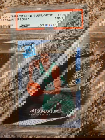 2017 Donruss Optic Jayson Tatum PSA 9