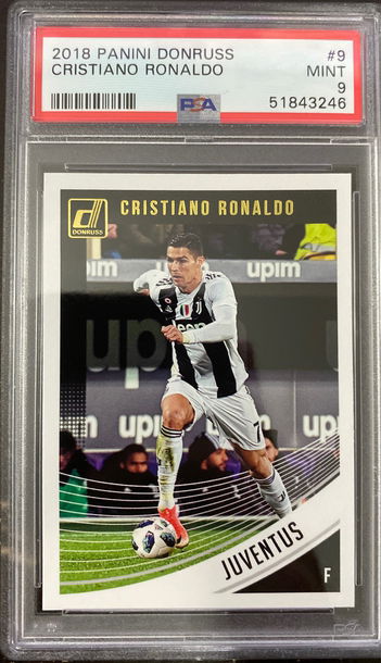 2018 donruss christiano ronaldo psa 9