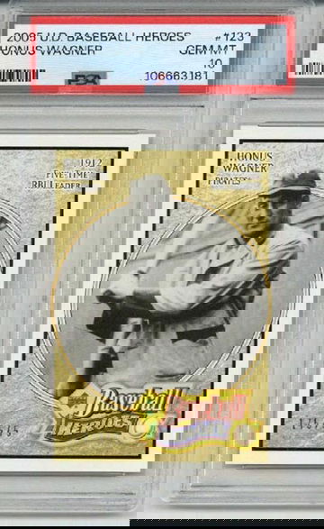 2005 UPPER DECK BASEBALL HEROES #123 HONUS WAGNER PIRATES PSA 10 /575 LOW POP