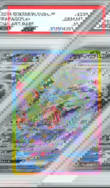 2024 POKEMON JAPANESE SV8A EX TERAPAGOS EX #226 SPECIAL ART RARE PSA 10 GEM MT