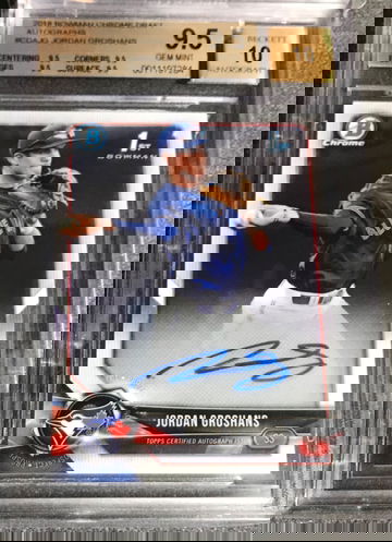 Jordan Groshans 2018 Bowman Chrome Auto