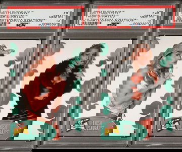 2001 Fleer WWE WWF Ultimate Divas Trish Stratus #8 #29 PSA 10 2-Set Lot