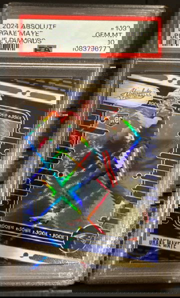 2024 Absolute Drake Maye Blue Diamonds