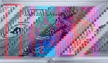 1995 Hoops Top Ten 10 Michael Jordan All-Time Rookie Team Card #AR7 PSA 9 Mint