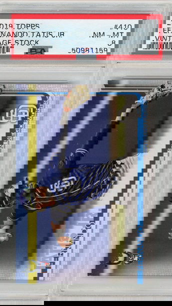 2019 Topps Vintage Stock Fernando Tatis Jr.  PSA 8