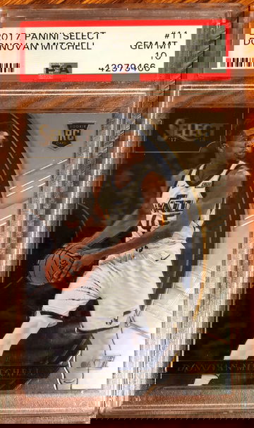 2017 Panini Select Donovan Mitchell PSA 10 GEM MINT Rookie RC #11