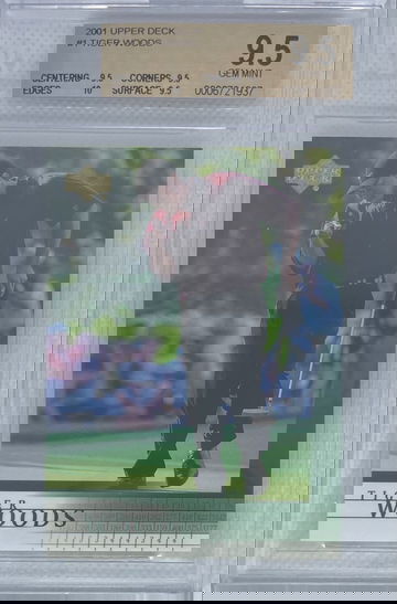 Tiger Woods 2001 Upper Deck #1 BGS 9.5 Gem Mint +