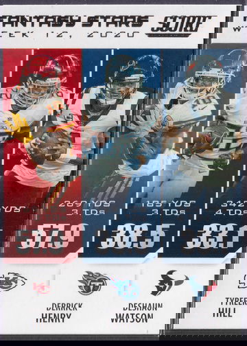 2021 Panini Score Fantasy Stars Hill Henry Watson