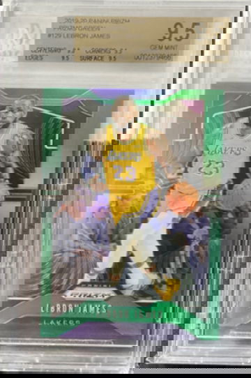 2019 Prizm Lebron James BGS 9,5