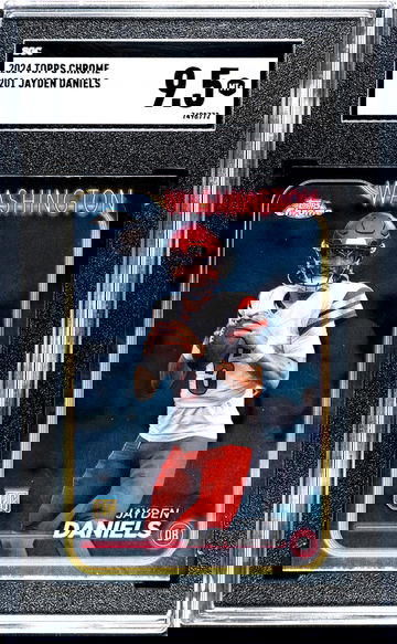 2024 Topps Chrome Jayden Daniels #201 RC SGC 9.5