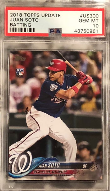 Juan Soto 2018 Update US300 PSA 10