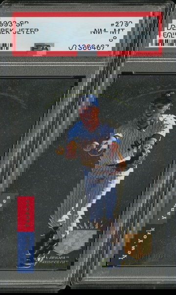 1993 SP FOIL DEREK JETER RC HOF PSA 8 NM-MT