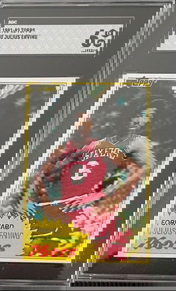 Julius Erving 1981 Topps #30 SGC 6