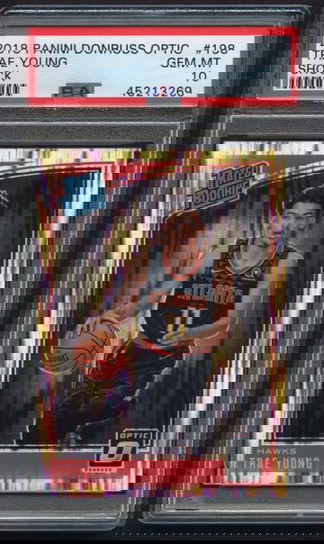 Trae Young Donruss Optic Shock #198 PSA 10